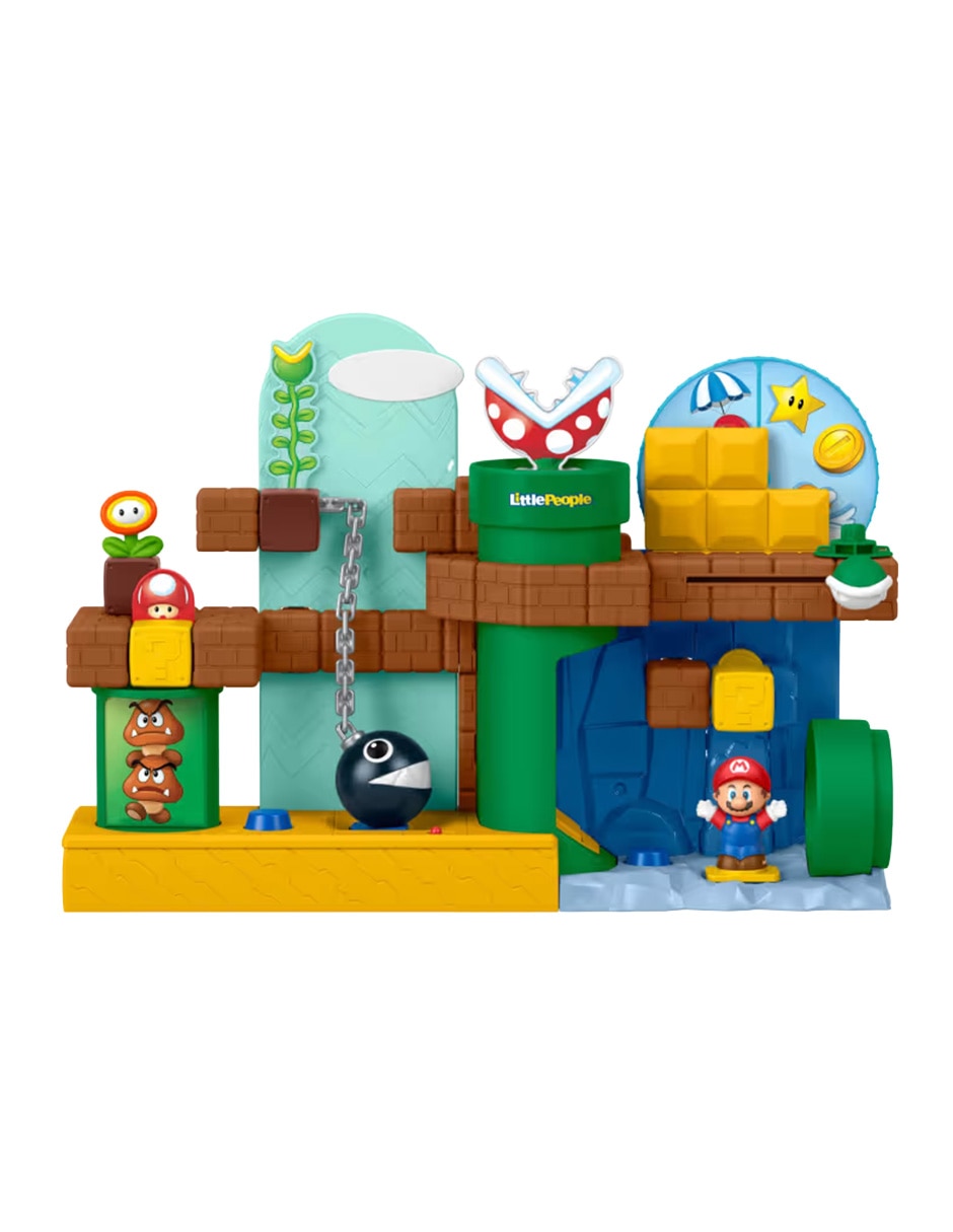 Mundo de Mario Bros Fisher Price Little People juego didáctico unisex