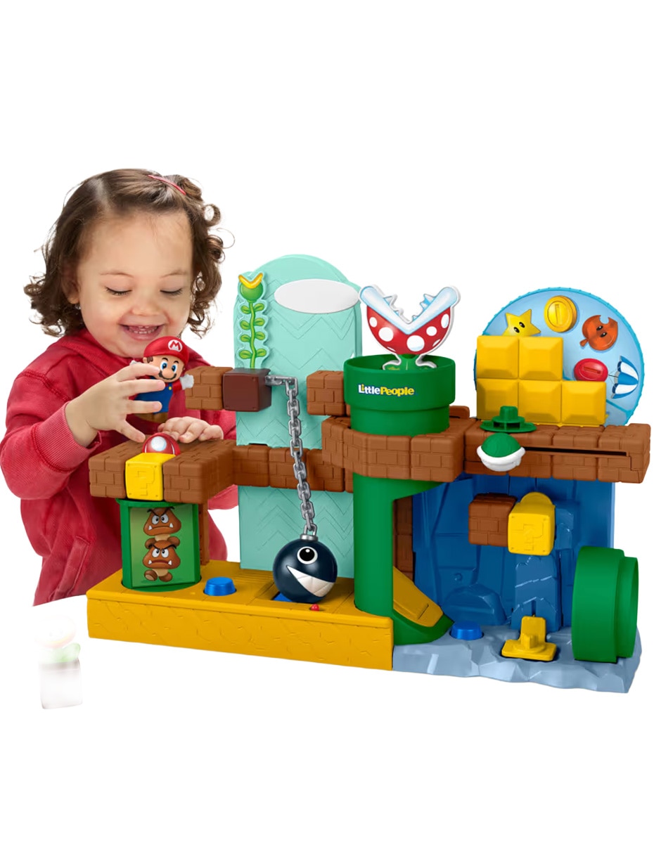 Mundo de Mario Bros Fisher Price Little People juego didáctico unisex