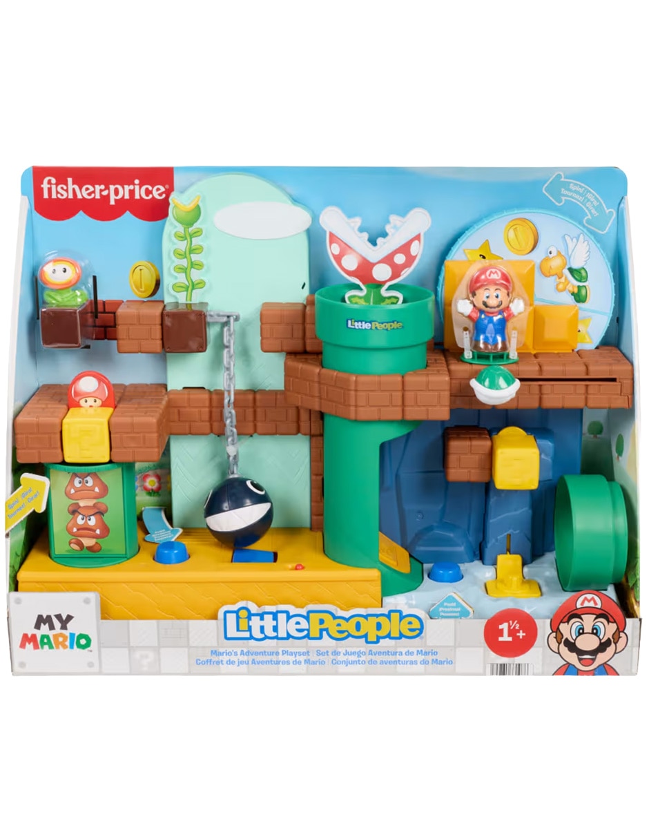 Mundo de Mario Bros Fisher Price Little People juego didáctico unisex