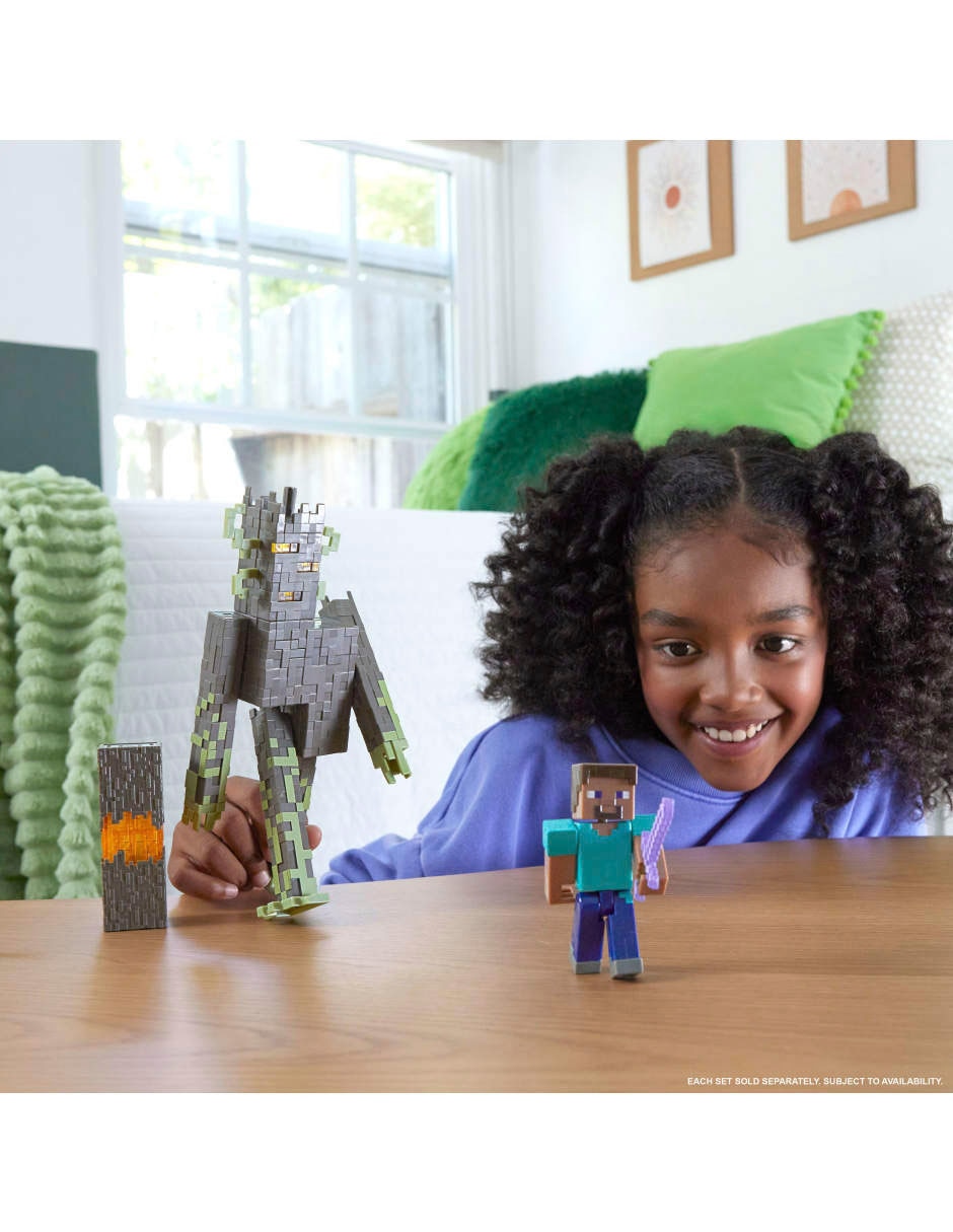 Set figura de acción Mattel Minecraft 6