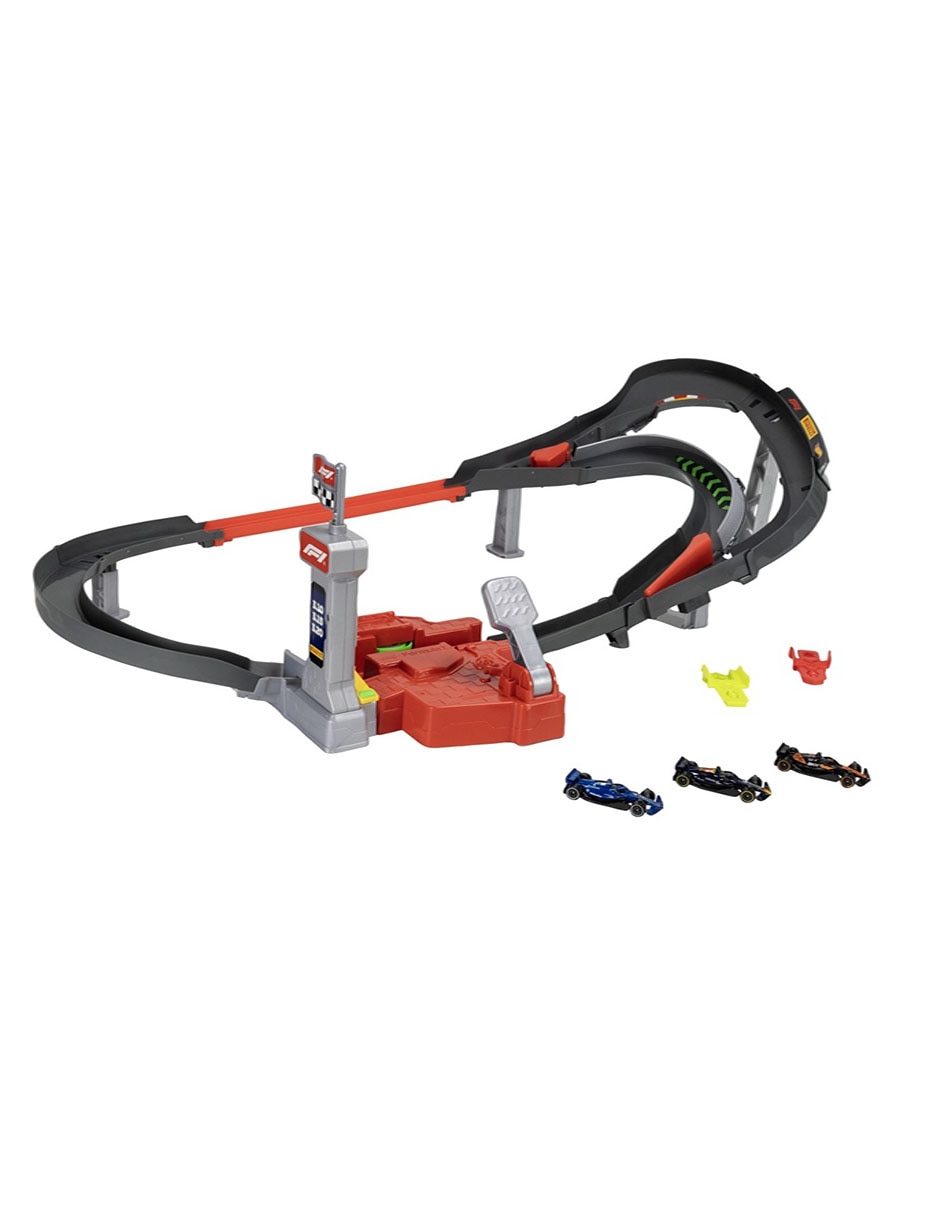 Pista de carreras formula 1 hot wheels