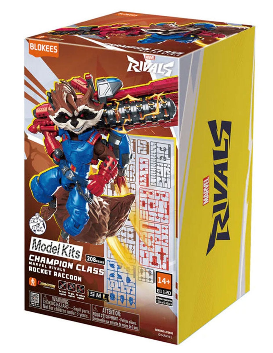Figura de colección articulada Marvel Rivals Rocket Raccoon Figura de colección articulada Marvel Rivals Rocket Raccoon