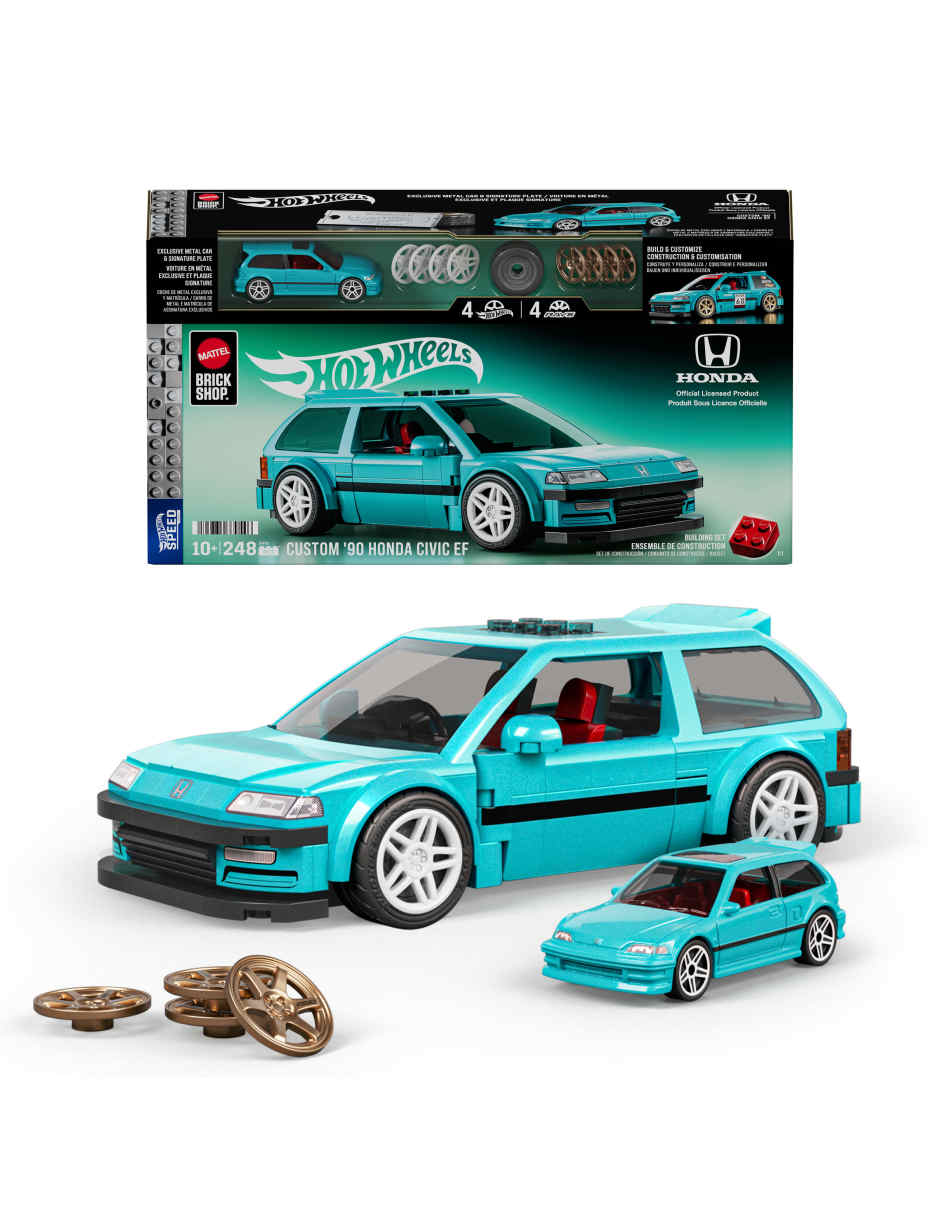 Hot Wheels Brick Shop Speed Custom '90 Honda Civic EF JHF62 1