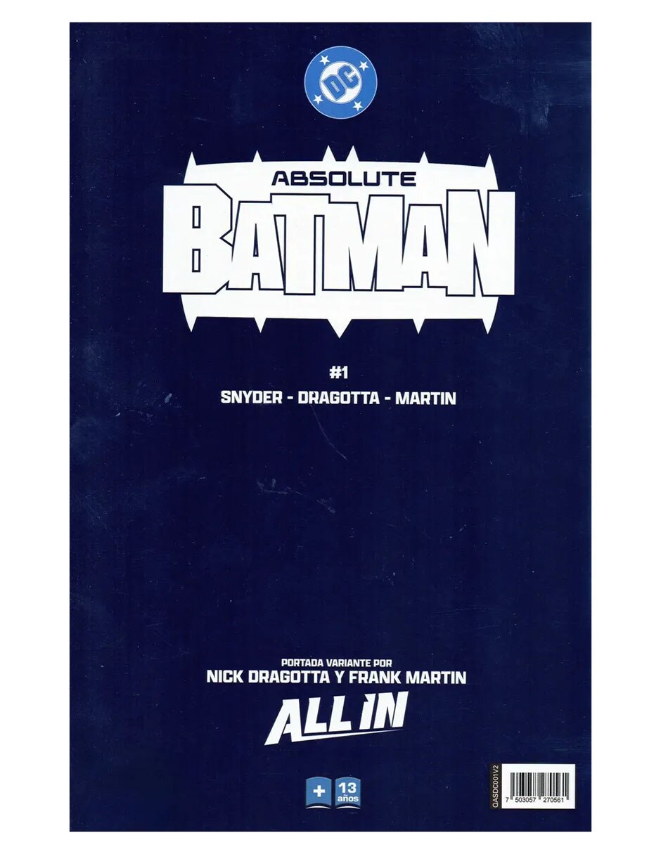 Cómic Absolute Batman #01 de 2