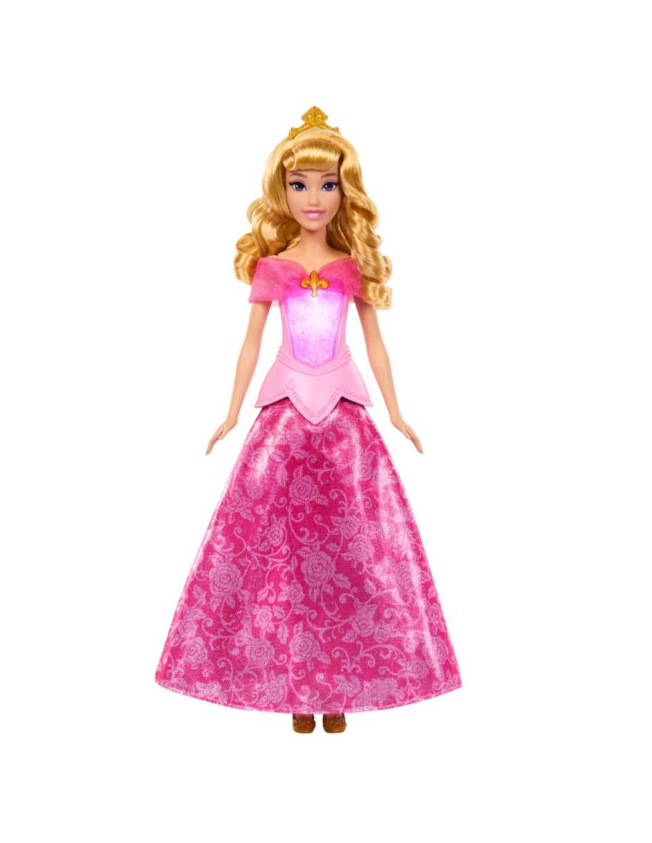 Muñeca Barbie aurora vestido transformable