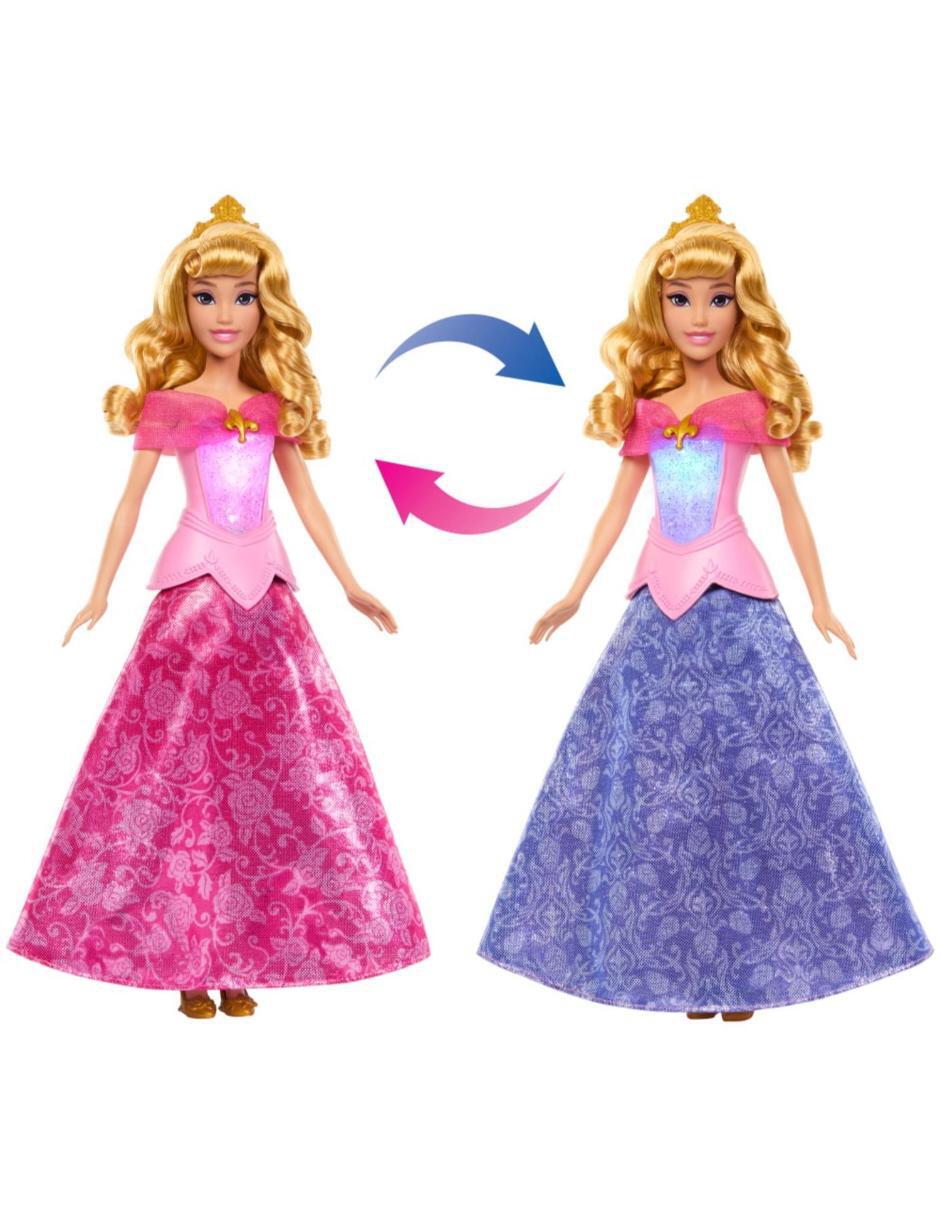 Muñeca Barbie aurora vestido transformable 2