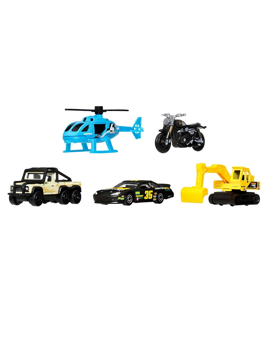 Set vehículo y helicóptero