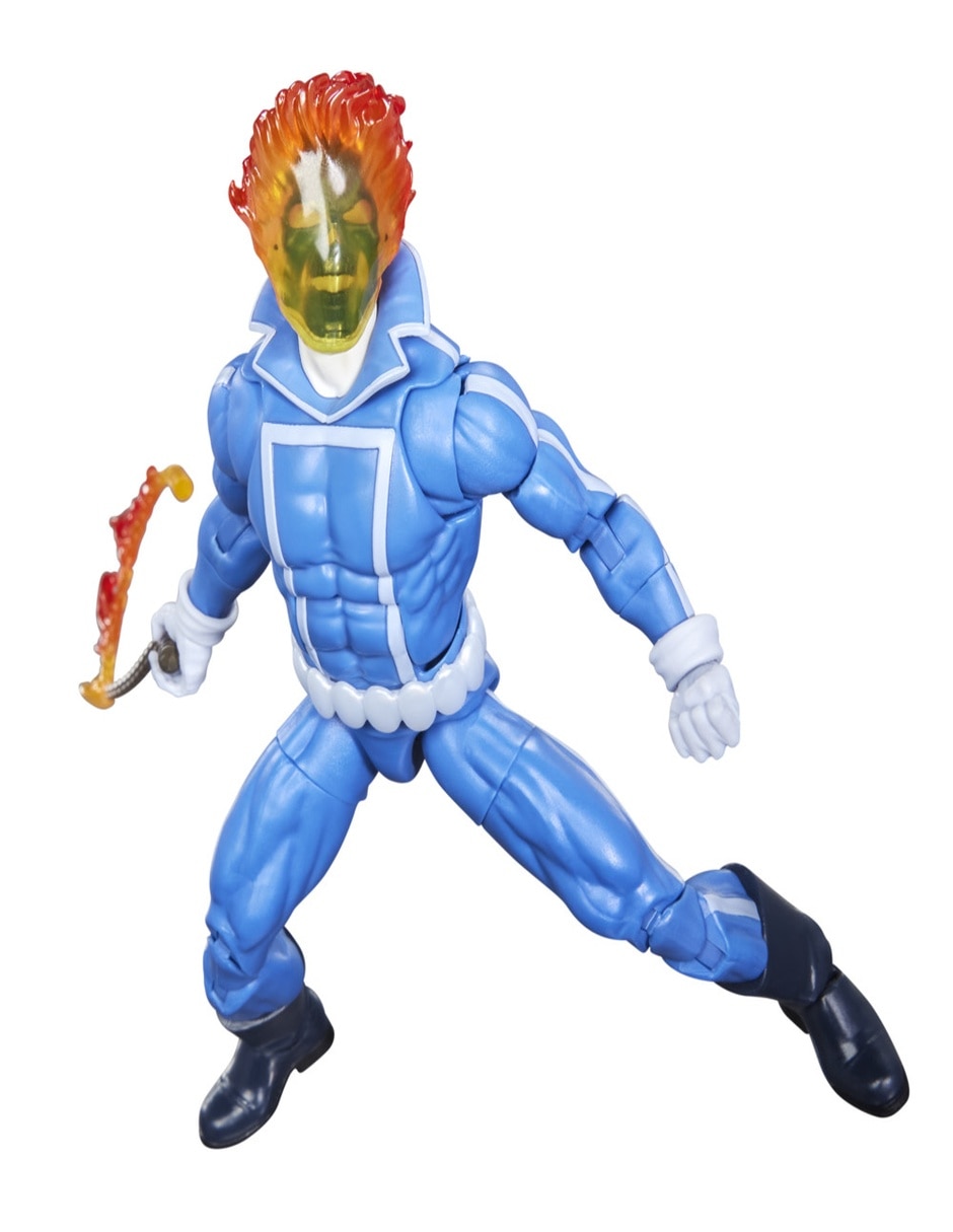 Figura coleccionable articulada legends series: vengador fantasma Johnny Blaze con motocicleta Collectors 11