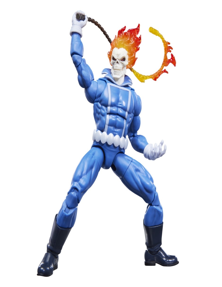 Figura coleccionable articulada legends series: vengador fantasma Johnny Blaze con motocicleta Collectors 3