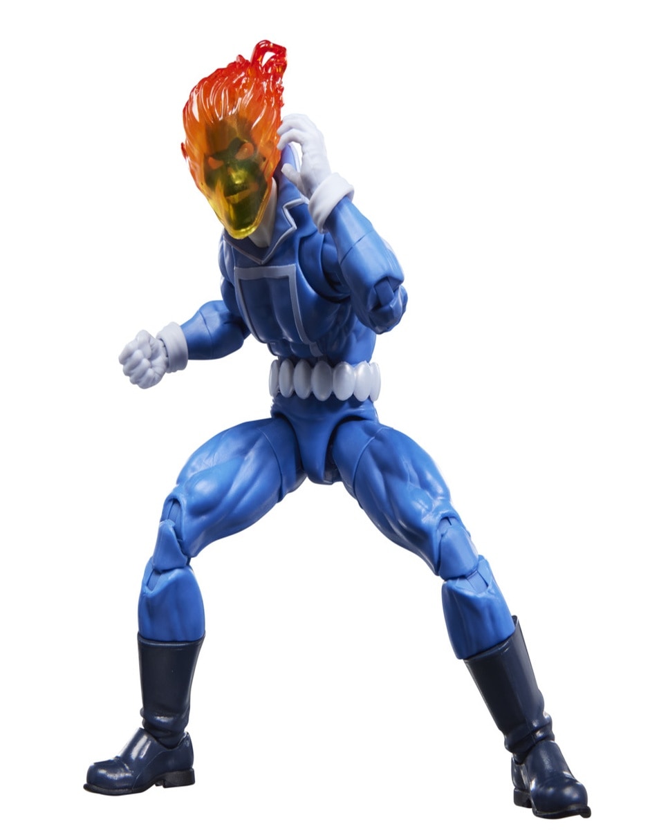 Figura coleccionable articulada legends series: vengador fantasma Johnny Blaze con motocicleta Collectors 6