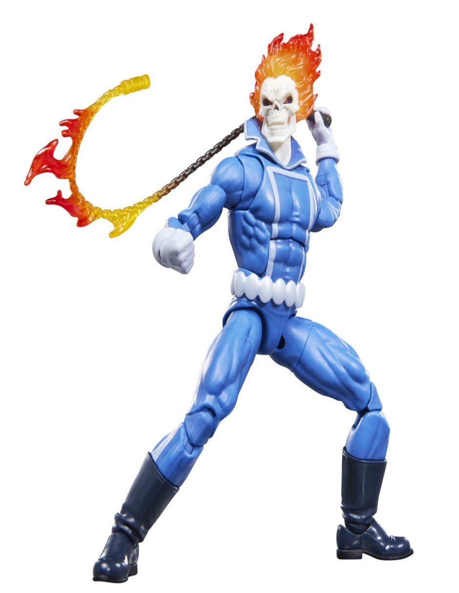 Figura coleccionable articulada legends series: vengador fantasma Johnny Blaze con motocicleta Collectors 9