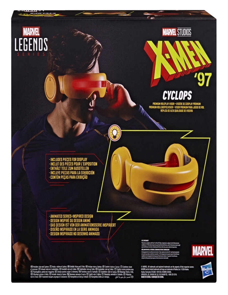 Visor electronico coleccionable X-men '97 Cyclops deluxe con luz 4