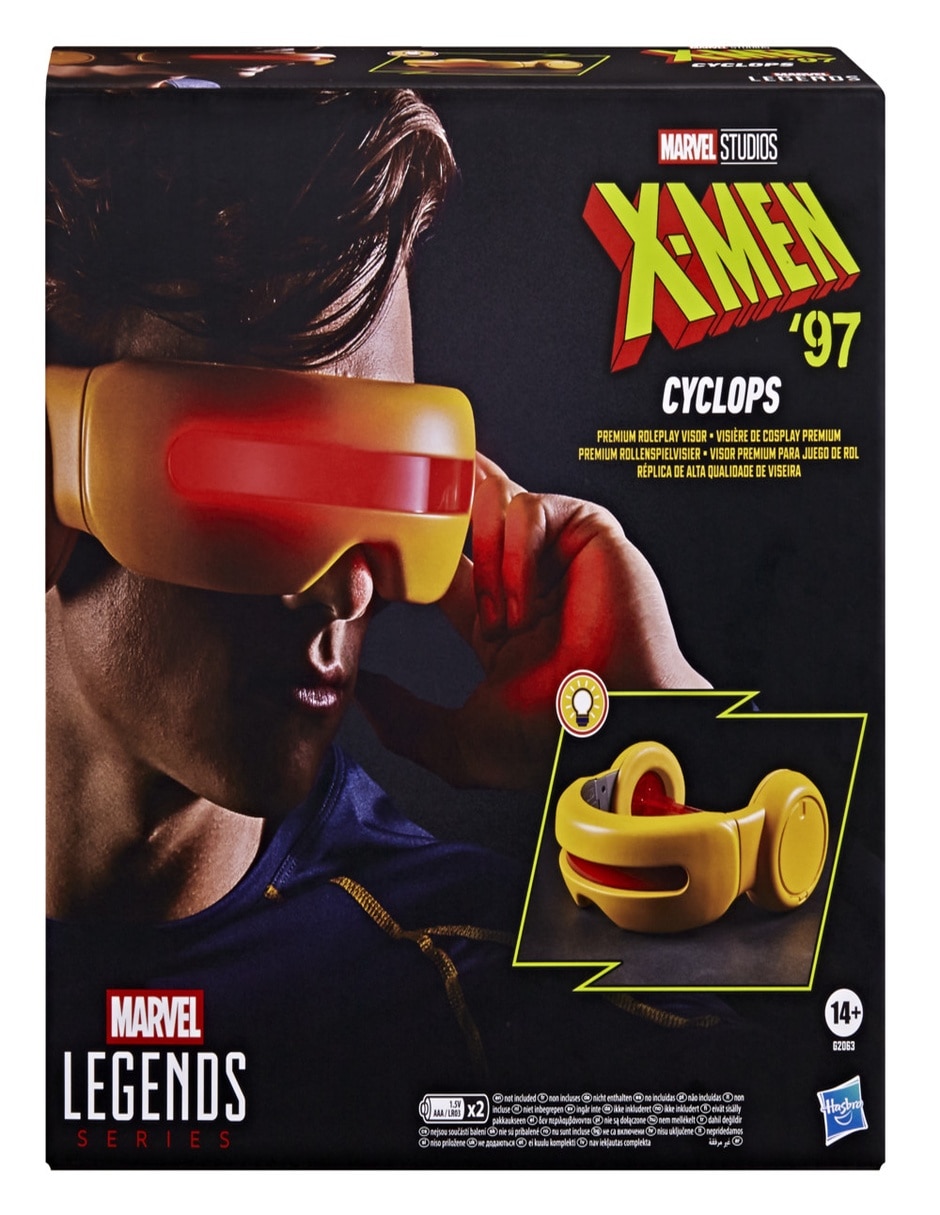 Visor electronico coleccionable X-men '97 Cyclops deluxe con luz 8