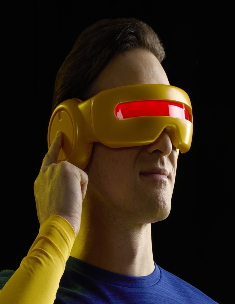 Visor electronico coleccionable X-men '97 Cyclops deluxe con luz 9