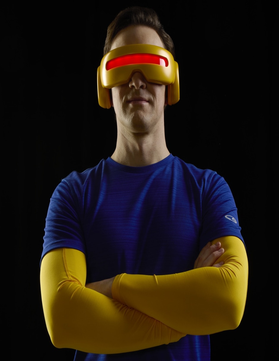 Visor electronico coleccionable X-men '97 Cyclops deluxe con luz 10