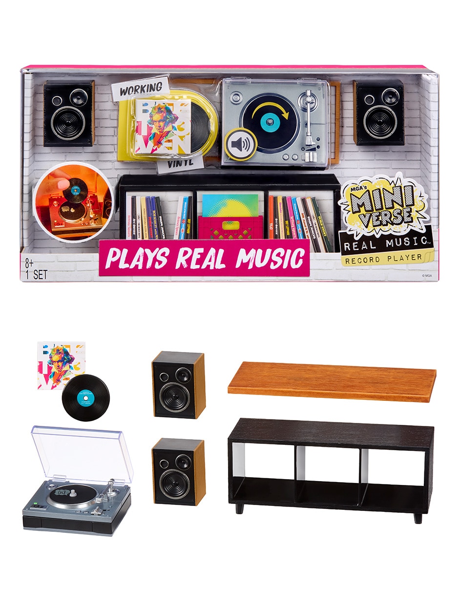 Minicoleccionable Real Music Record Player