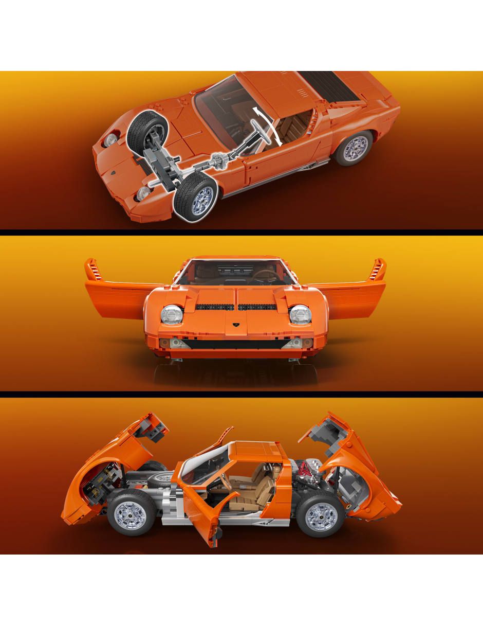 mattel brick shop premium lambo lamborghini miura 5