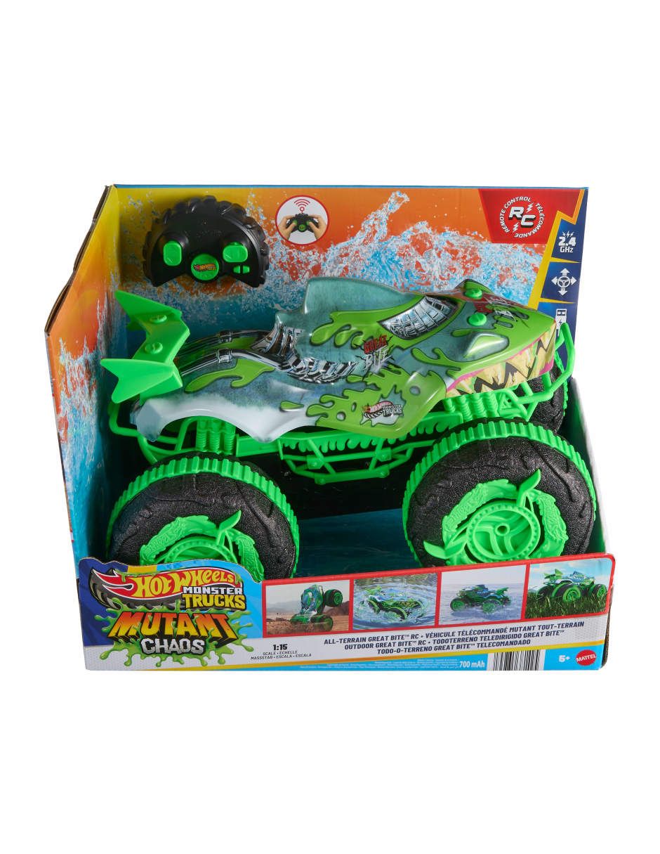 Automóvil todo terreno 1:15 hot wheels: monster trucks 2