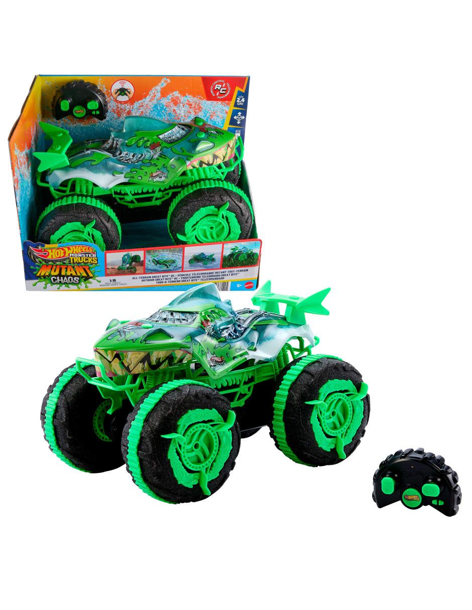 Automóvil todo terreno 1:15 hot wheels: monster trucks 6