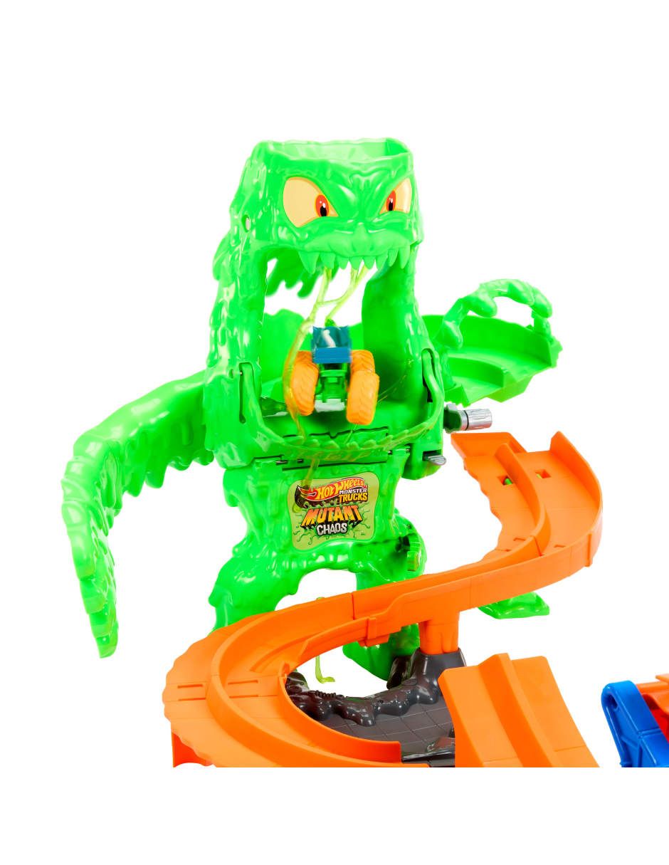 Autopista pista mutant chaos hot wheels: monster trucks 2