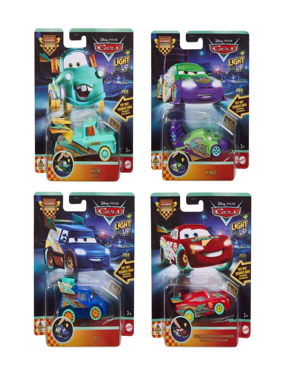 Automóvil cars de disney y pixar auto light up cars