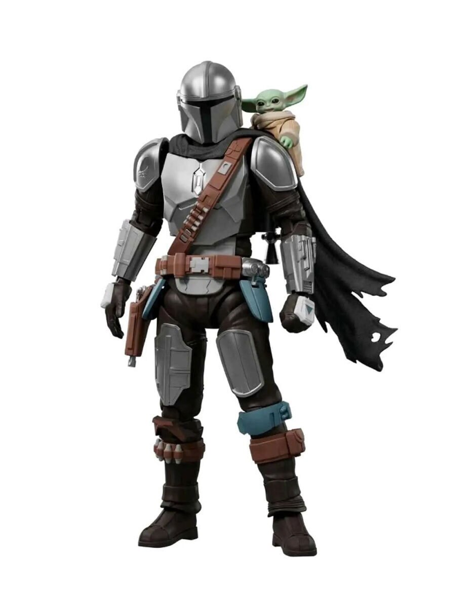 Figura de colección articulada Star Wars Din Djarin y Grogu