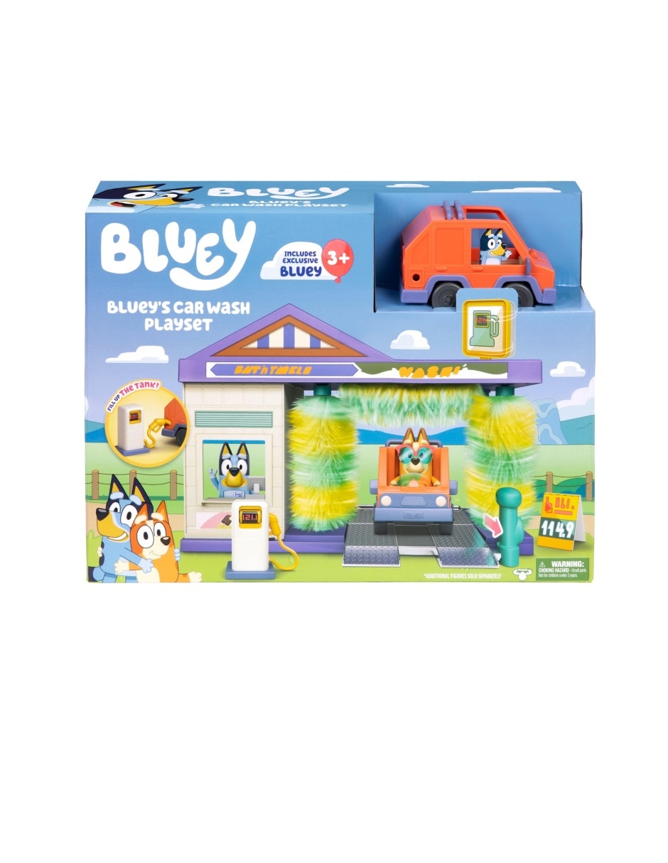 Play set Juguete Auto-lavado Bluey
