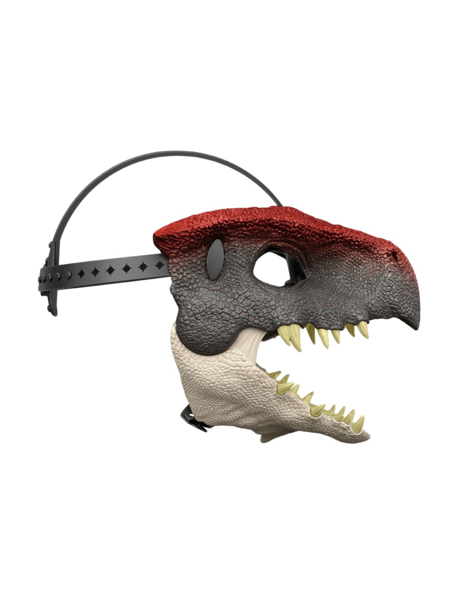 Máscara dinosaurio muta mandíbula juego de rol para niños 4