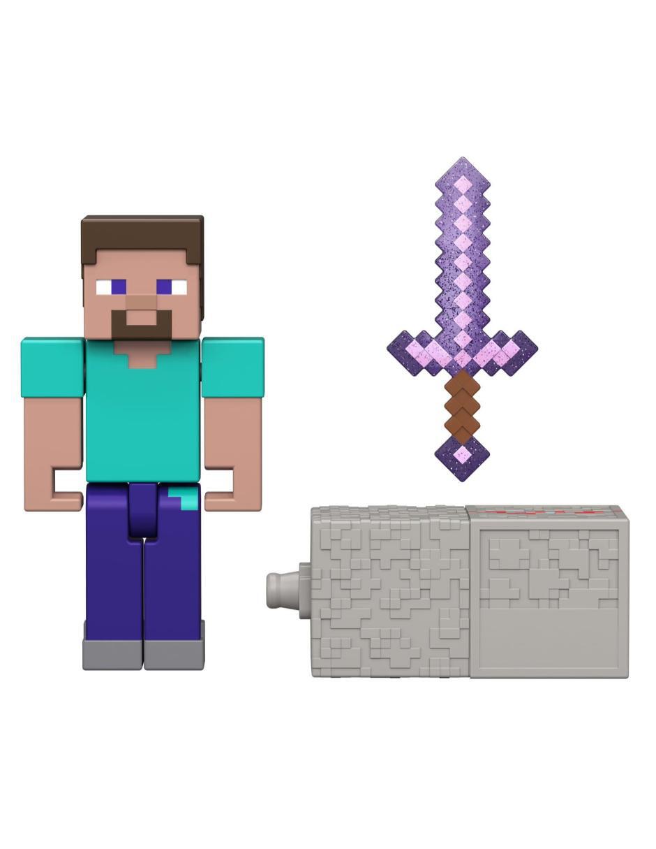 Figura de acción articulada Steve Minecraft