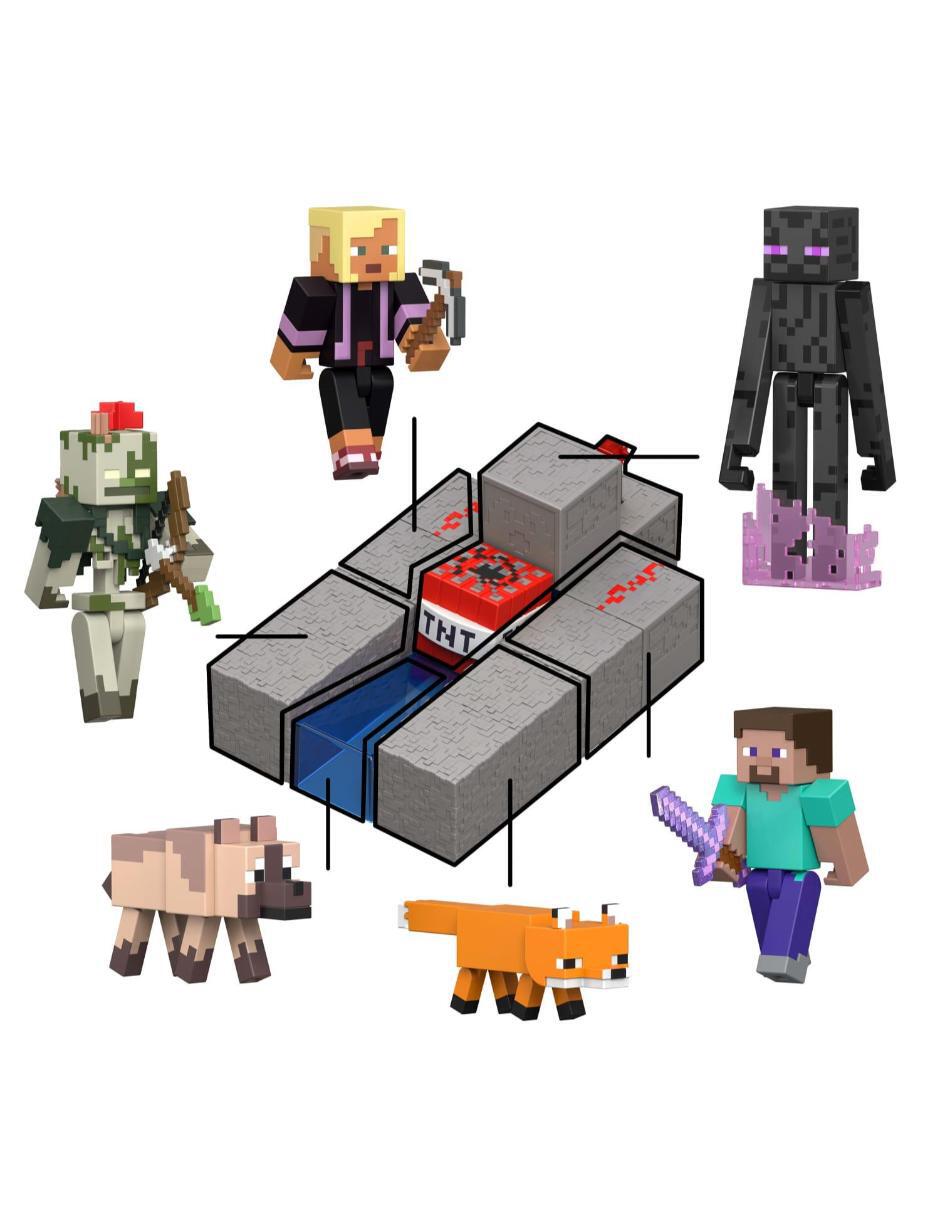 Figura de acción articulada Steve Minecraft 5