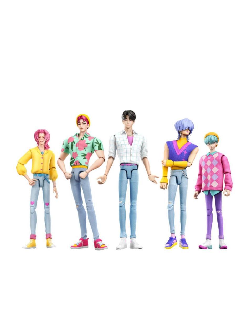Set figura de acción articulada K-pop Demon Hunters