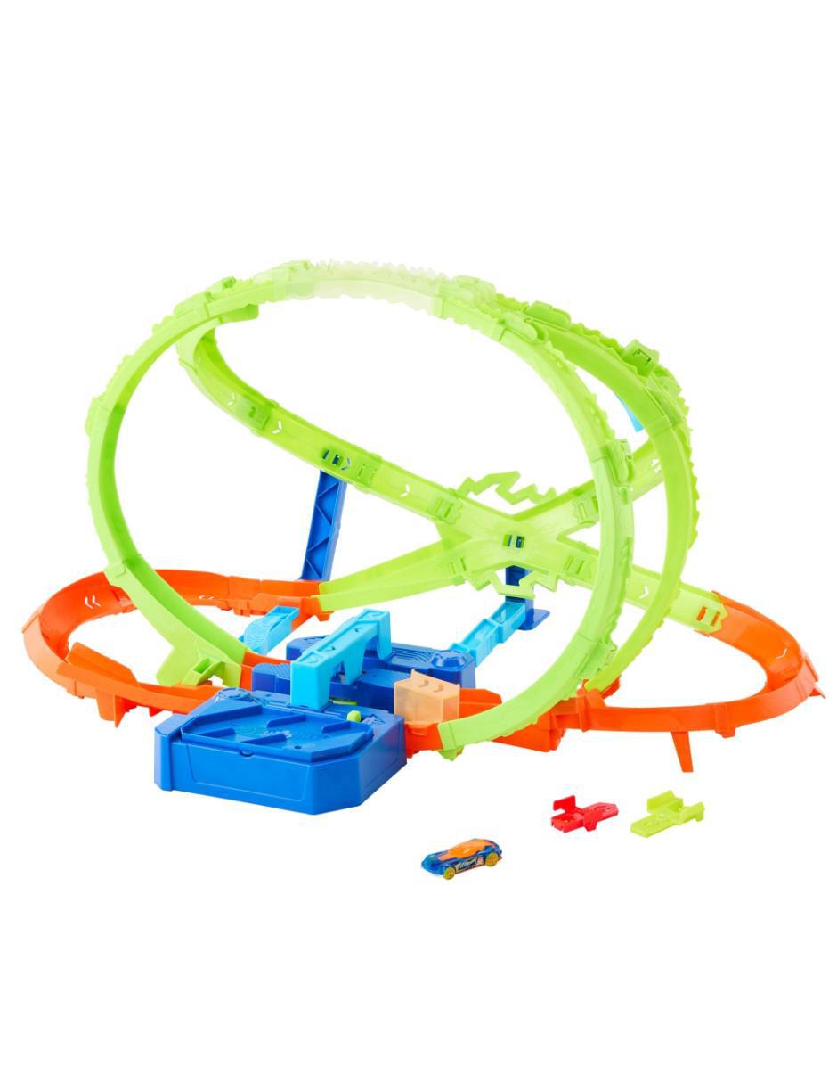 Pista armable Lanzador Sorpresa con Auto Die-Cast