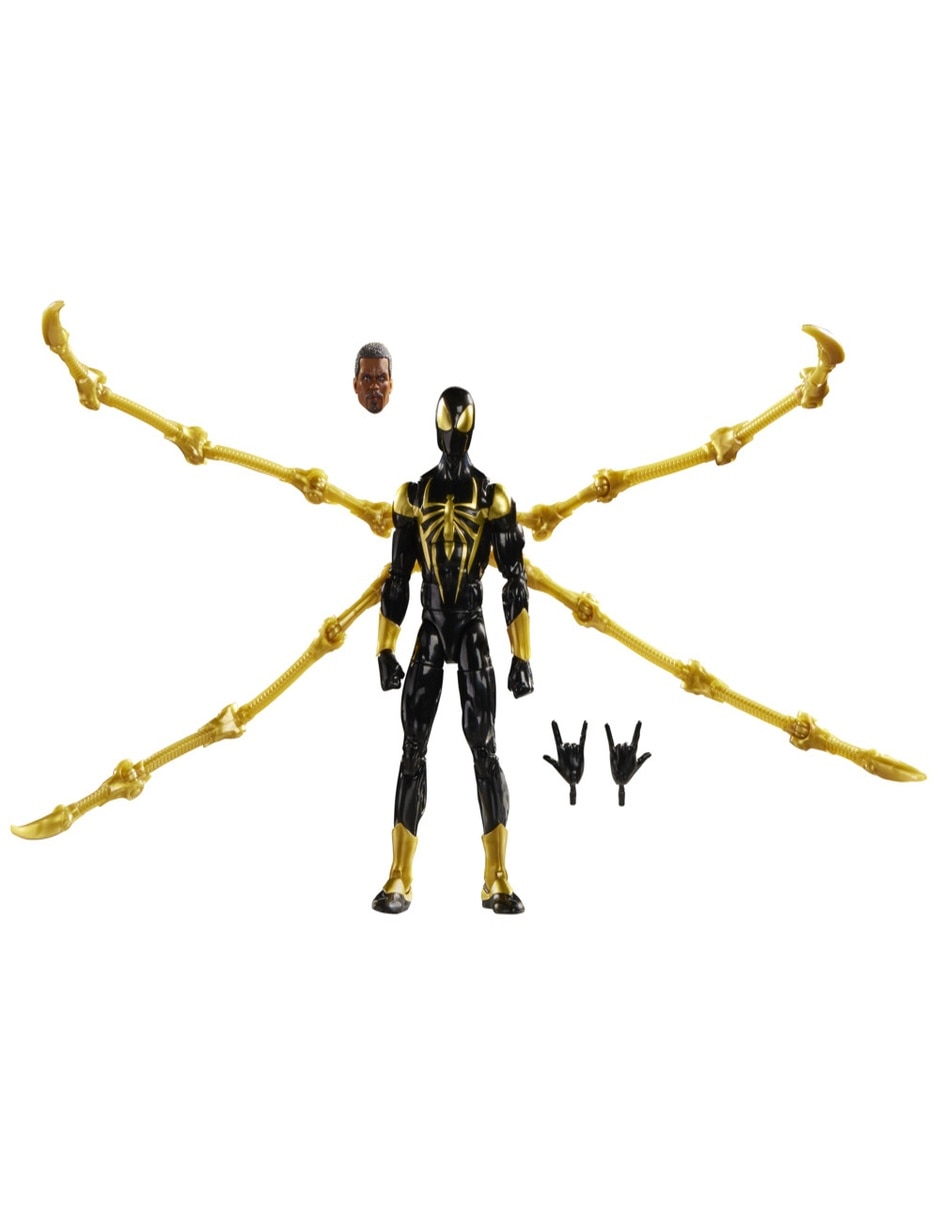 Figura de acción articulada : Legends Series Iron Spider Black and Gold Collectors Marvel Figura de acción articulada : Legends Series Iron Spider Black and Gold Collectors Marvel