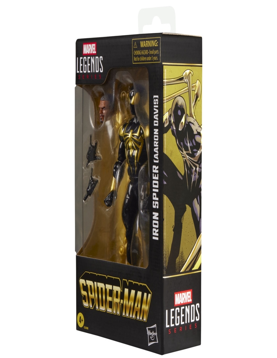 Figura de acción articulada : Legends Series Iron Spider Black and Gold Collectors Marvel 5