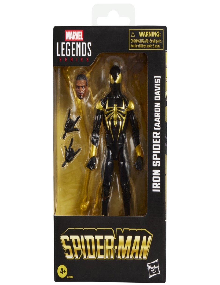 Figura de acción articulada : Legends Series Iron Spider Black and Gold Collectors Marvel 4