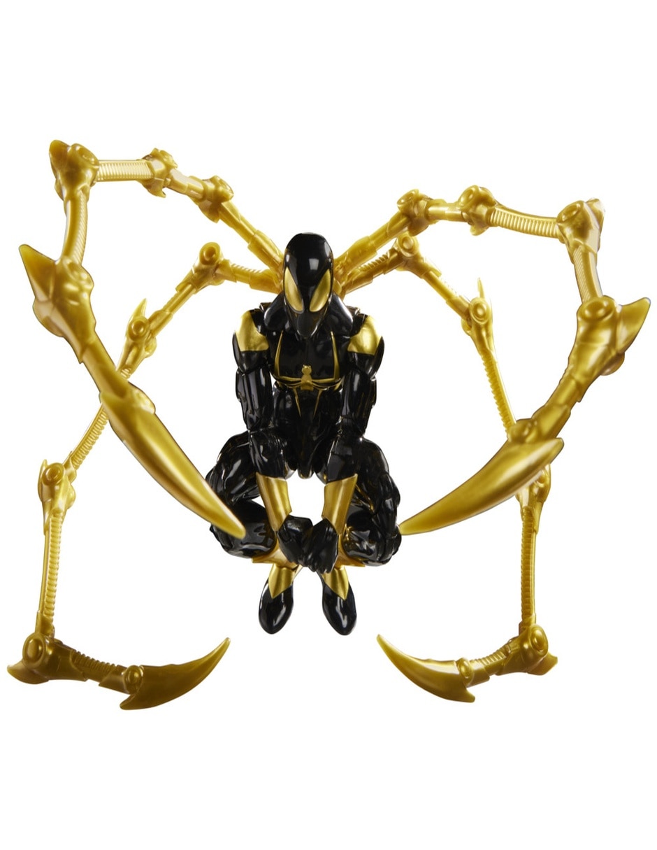 Figura de acción articulada : Legends Series Iron Spider Black and Gold Collectors Marvel 6