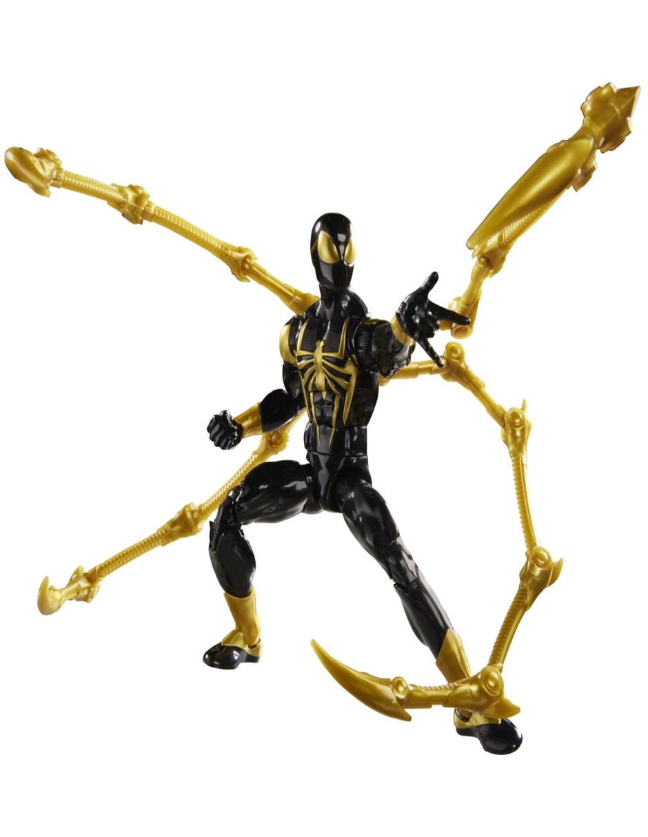 Figura de acción articulada : Legends Series Iron Spider Black and Gold Collectors Marvel 7