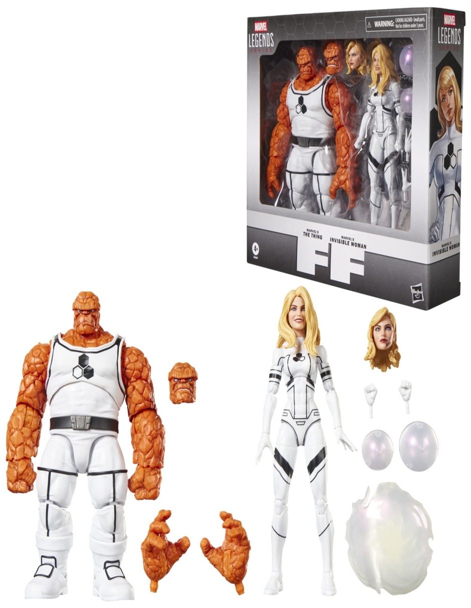 Figura de acción articulada : Legends Series Los 4 Fantásticos Collectors Marvel 4