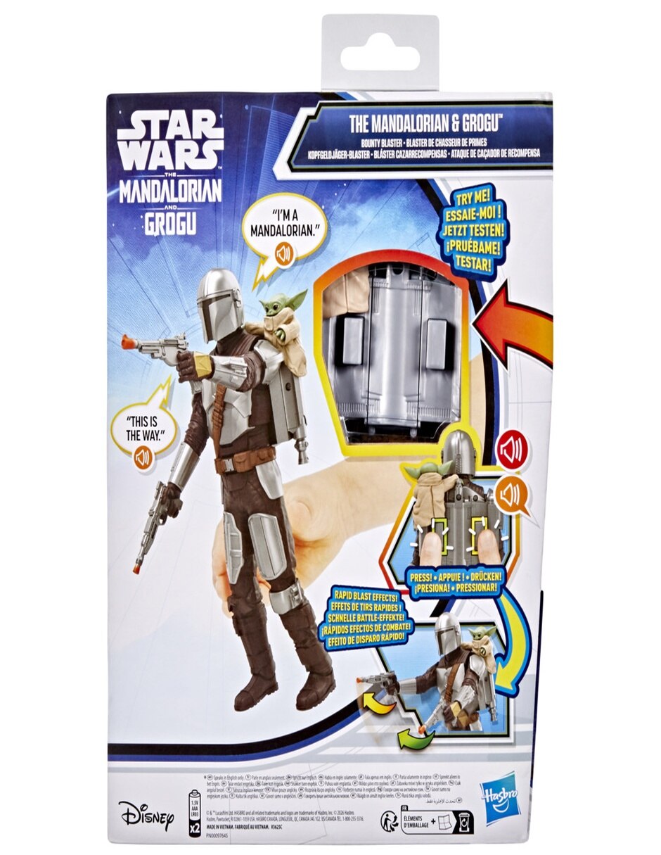 Figura de acción articulada The Mandalorian & Grogu Star Wars 8