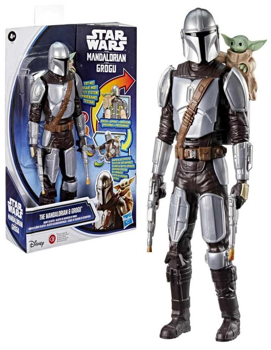 Figura de acción articulada The Mandalorian & Grogu Star Wars 11