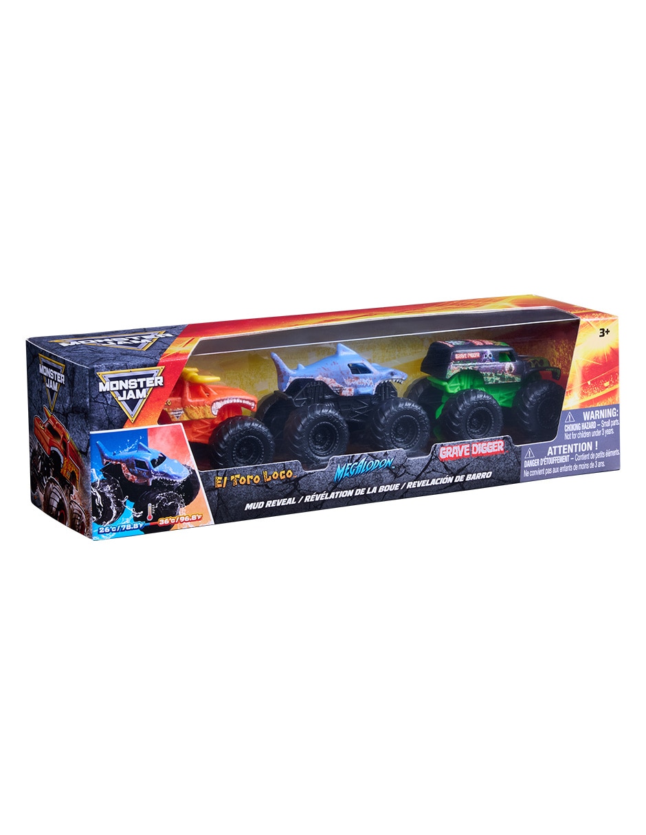 Set monster truck monster jam 4