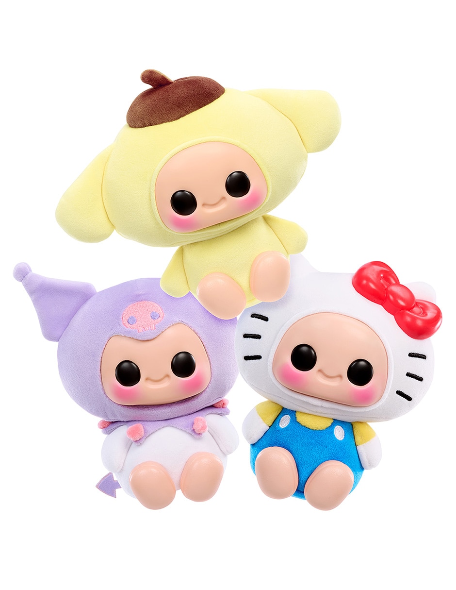 Peluche de Hello Kitty and Friends Humano Hyojo S3 Sanrio A Kuromi de 17 cm Peluche de Hello Kitty and Friends Humano Hyojo S3 Sanrio A Kuromi de 17 cm