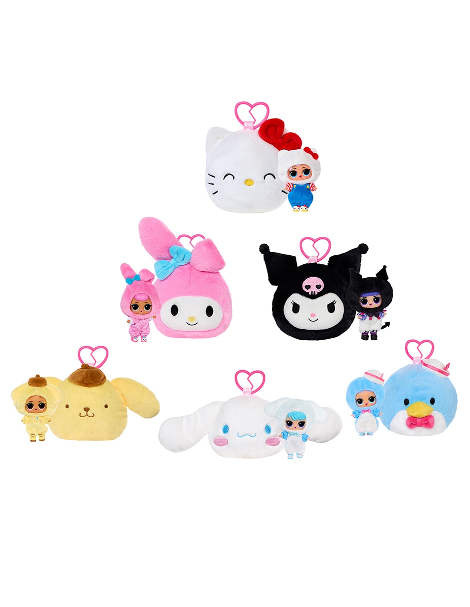 Peluche Hello Kitty Surprise Loves Hello Kitty Reversible Plush Surprise Asst in 16' PDQ